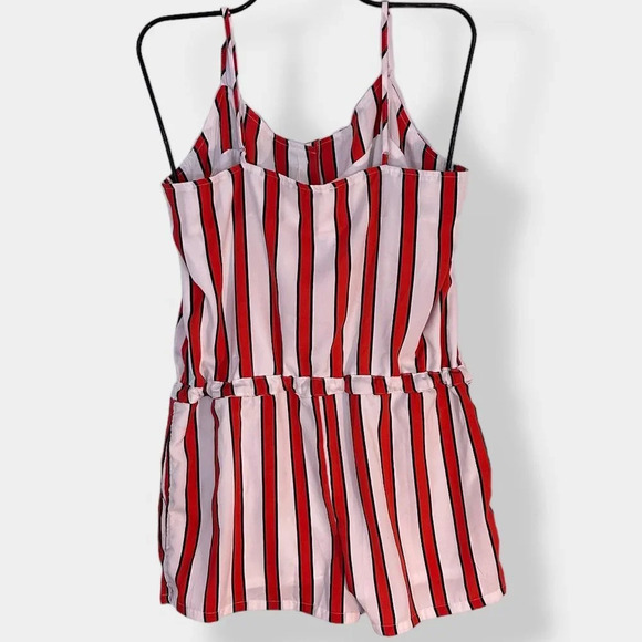 Peach Love California Striped Romper S - Picture 3 of 3